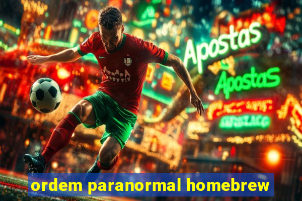 ordem paranormal homebrew